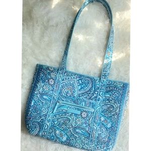Vera Bradley Daisy Paisley blue tote